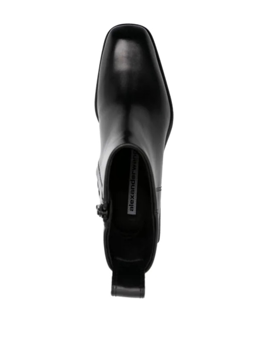 Alexander Wang Black Leather Women's Ankle Boots - Picture 3 of 12